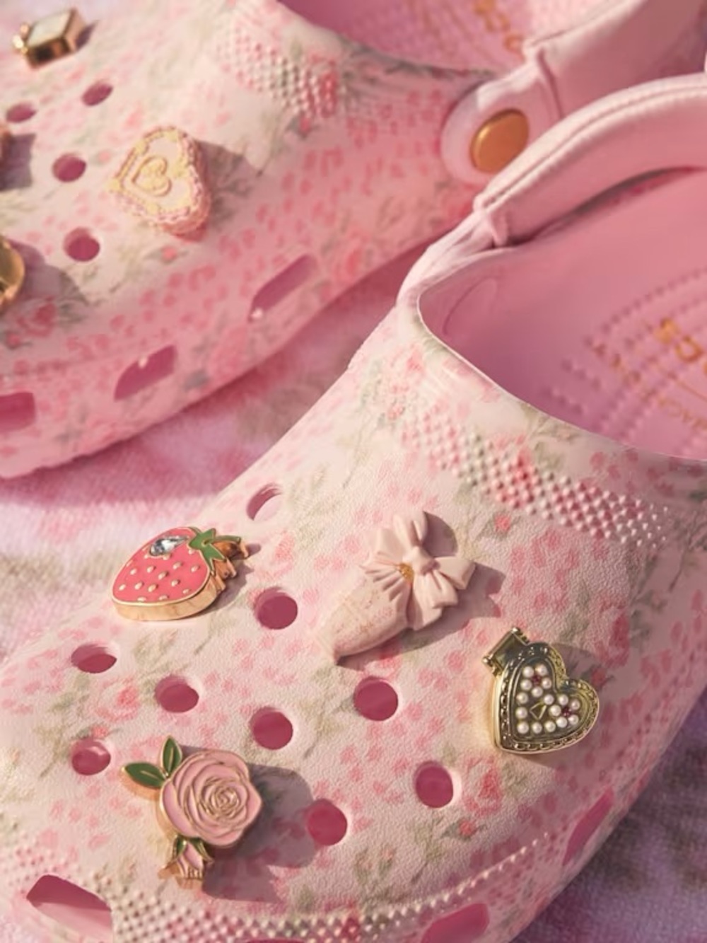 LoveShackFancy Classic Clog Pink Milk